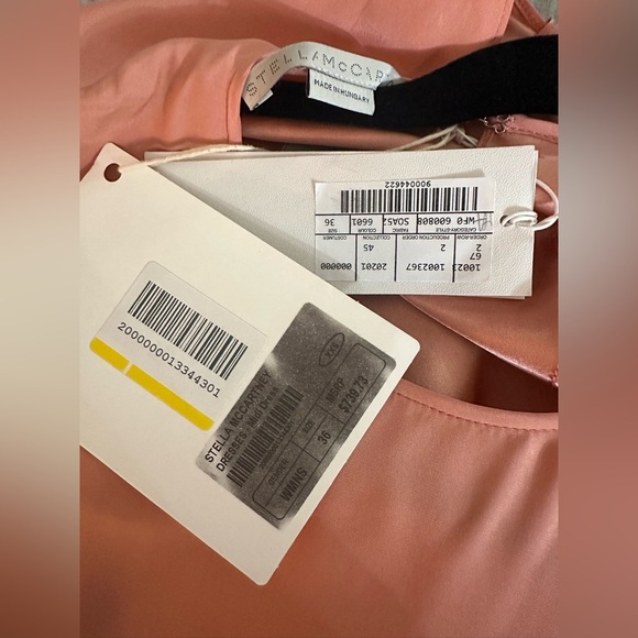 NWT Stella McCartney Rosa Flutter Midi Dress - Picture 8 of 8